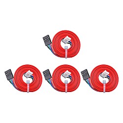 4 szt. Silnik krokowy 4 przewody 1m kabel ze złączem skoku