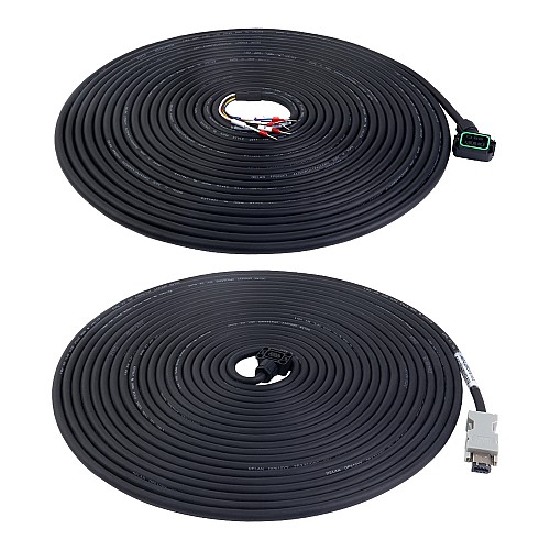 10m(393,7")Kabel silnika i enkodera z zestawem złączy do 17-bitowego serwomotoru serii A6 z hamulcem - A6-10MB-10E | StepperOnline 10m(393,7")Kabel silnika i enkodera z zestawem złączy do 17-bitowego serwomotoru serii A6 z hamulcem - A6-10MB-10E | StepperOnline