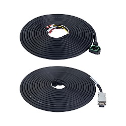 5m(196,85")Kabel silnika i enkodera z zestawem złączy do 17-bitowego serwomotoru serii A6