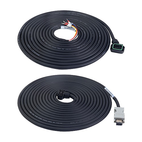 5m(196,85")Kabel silnika i enkodera z zestawem złączy do 17-bitowego serwomotoru serii A6 z hamulcem - A6-5MB-5E | StepperOnline 5m(196,85")Kabel silnika i enkodera z zestawem złączy do 17-bitowego serwomotoru serii A6 z hamulcem - A6-5MB-5E | StepperOnline