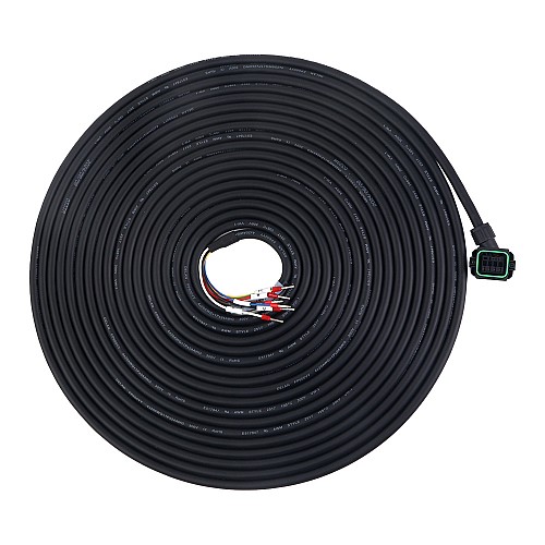 Kabel silnika o długości 10m(393,7) ze złączem do 17-bitowego serwosilnika serii A6 z hamulcem - AS7-C-PWB075-10.0 | StepperOnline