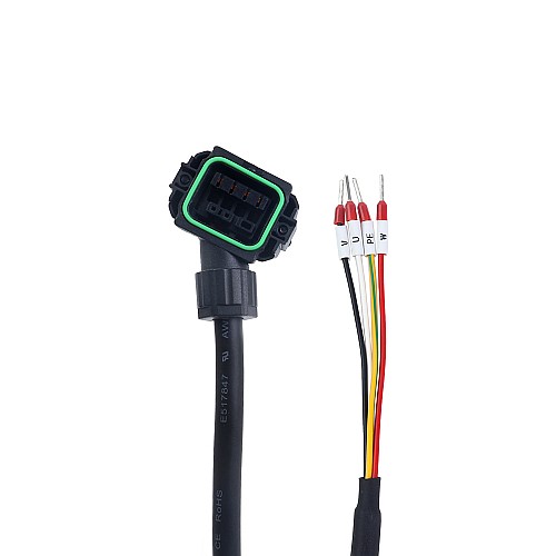 10m(393,7")Kabel silnika i enkodera z zestawem złączy do 17-bitowego serwomotoru serii A6 - A6-10M-10E | StepperOnline 10m(393,7")Kabel silnika i enkodera z zestawem złączy do 17-bitowego serwomotoru serii A6 - A6-10M-10E | StepperOnline