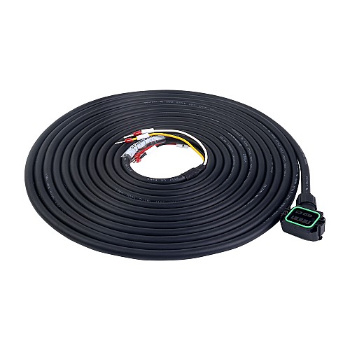 Kabel silnika o długości 5m(196,85) ze złączem do 17-bitowego serwomotoru serii A6 - AS7-C-PWR075-5.0 | StepperOnline