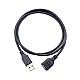 Adapter USB 2.0 na szeregowy RS232 z konwerterem kabla o długości 1m