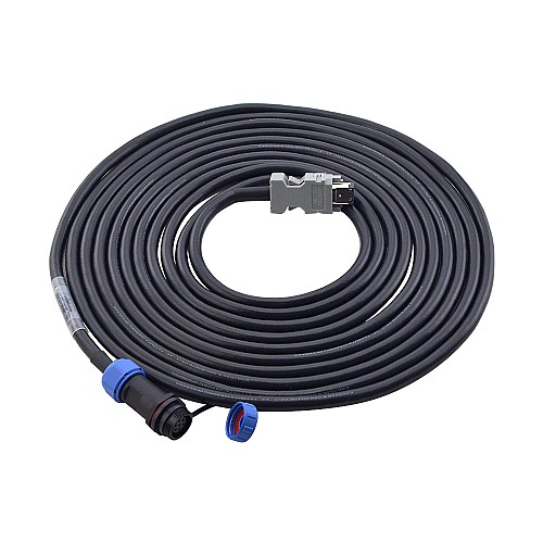 Kabel przedłużający enkodera o długości 5m(196,85 cala) ze złączem lotniczym do 17-bit serwosilnikaserii T6 Kabel przedłużający enkodera o długości 5m(196,85 cala) ze złączem lotniczym do 17-bit serwosilnikaserii T6