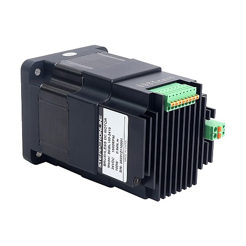 Nema 34 86x86x138mm Zintegrowany bezszczotkowy silnik prądu stałego 100W 24V 1500obr./min 0,64Nm 4,17A ze sterownikiem