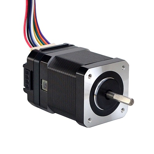 Zintegrowany silnik krokowy Nema 17 0,44Nm(62,32oz.in) z kontrolerem ISC02 10-30VDC Zintegrowany silnik krokowy Nema 17 0,44Nm(62,32oz.in) z kontrolerem ISC02 10-30VDC