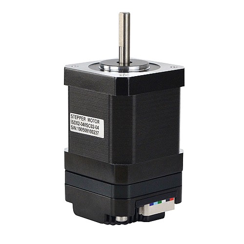 Zintegrowany silnik krokowy Nema 17 0,44Nm(62,31oz.in) ze sterownikiem ISD02 10-30VDC