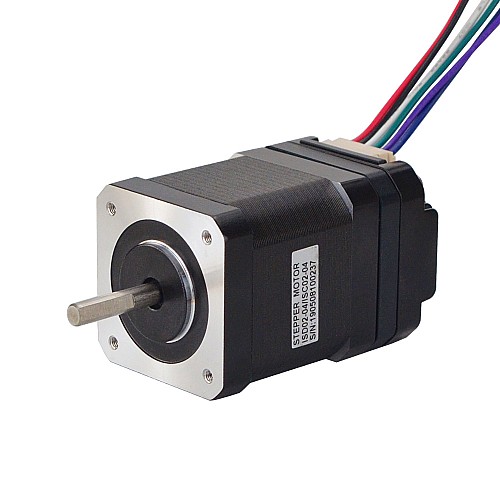 Zintegrowany silnik krokowy Nema 17 0,44Nm(62,31oz.in) ze sterownikiem ISD02 10-30VDC