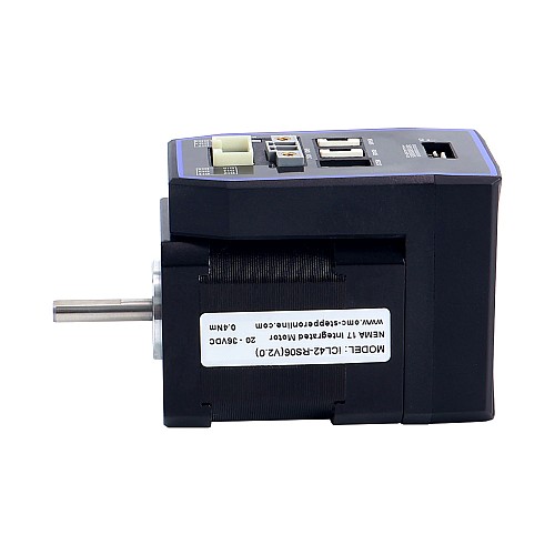 Zintegrowany silnik krokowy NEMA 17 serii iCL z zamkniętą pętlą RS485 0,4Nm(56,64oz.in) 20–36V prądu stałego z 14-bitowym enkoderem