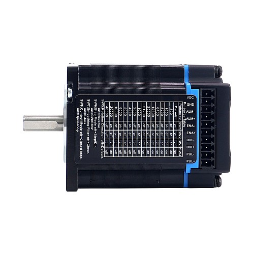 Zintegrowany silnik krokowy NEMA 23 serii iCL 1,3Nm(184,1oz.in) 20–50 V prądu stałego z 14-bitowym enkoderem Zintegrowany silnik krokowy NEMA 23 serii iCL 1,3Nm(184,1oz.in) 20–50 V prądu stałego z 14-bitowym enkoderem