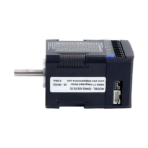 Zintegrowany silnik krokowy serii iDM NEMA 17 0,3Nm(42,48oz.in) 20–36V prądu stałego