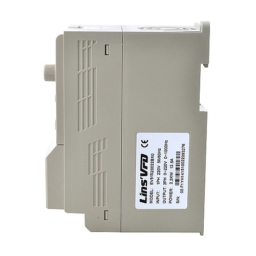 Seria EV51 VFD 3HP 2,2KW 12,5A Jednofazowy silnik wrzecionowy 220V CNC Napęd o zmiennej częstotliwości Seria EV51 VFD 3HP 2,2KW 12,5A Jednofazowy silnik wrzecionowy 220V CNC Napęd o zmiennej częstotliwości