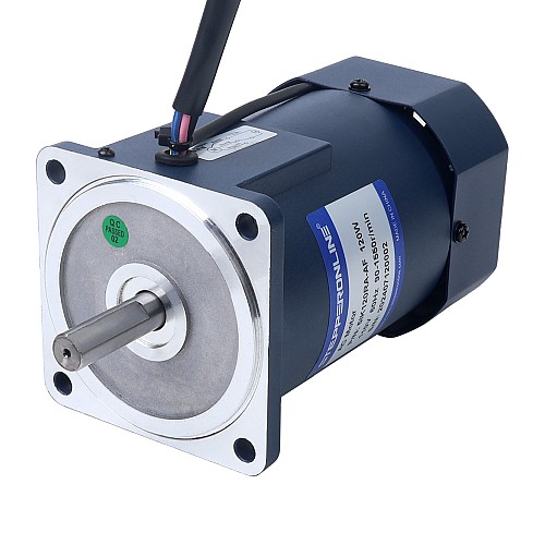 120W 110VAC 60Hz 90-1550RPM 0,72Nm(101,96oz.in) Kołnierz 90mm Jednofazowy silnik prądu przemiennego o zmiennej prędkości - 5IK120RA-AF | StepperOnline