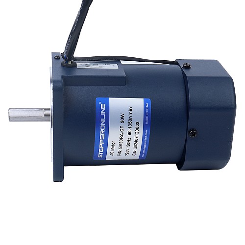 90W 220VAC 50Hz 90-1350RPM 0,675Nm(95,59oz.in) Kołnierz 90mm Jednofazowy silnik prądu przemiennego o zmiennej prędkości - 5IK90RA-CF | StepperOnline
