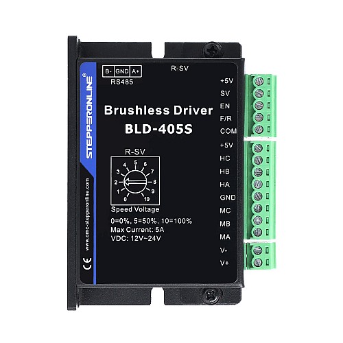 Cyfrowy bezszczotkowy sterownik silnika prądu stałego 12V-24VDC Maksymalny 5.0A 120W