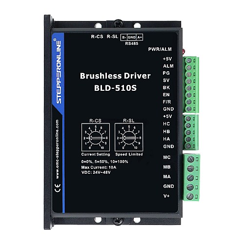Cyfrowy bezszczotkowy sterownik silnika prądu stałego 18V-50VDC Maksymalny 13.0A 200W