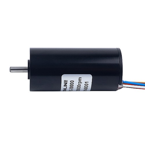 Silnik bezszczotkowy bezrdzeniowy okrągły 24V 15mNm 31,41W 1,55A Ф22x45mm - 22CL45-24-P2-20000 | StepperOnline