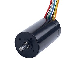 Silnik bezszczotkowy bezrdzeniowy okrągły 48V 10000RPM 140mNm 146,6W 4,6A Ф35x60mm