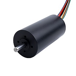 Silnik bezszczotkowy bezrdzeniowy okrągły 24V 9200RPM 200mNm 192,67W 9,65A Ф40x84mm