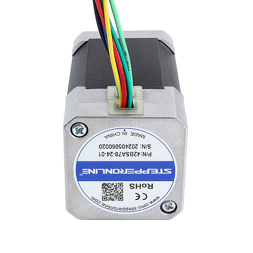24V 3000RPM 0,24Nm 75W 4,80A 42x42x78mm Silnik BLDC - 42BSA78-24-01 | StepperOnline