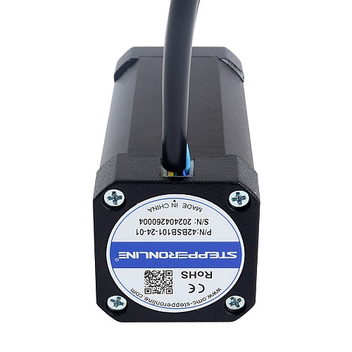 Silnik BLDC 24V 3000RPM 0,25Nm 79W 4,70A 42x42x101mm - 42BSB101-24-01 | StepperOnline