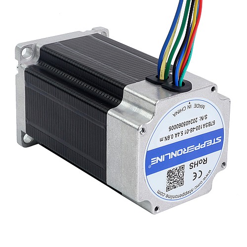 Silnik BLDC 48V 3000RPM 0,6Nm 188W 5,40A 57x57x100mm - 57BSA100-48-01 | StepperOnline Silnik BLDC 48V 3000RPM 0,6Nm 188W 5,40A 57x57x100mm - 57BSA100-48-01 | StepperOnline