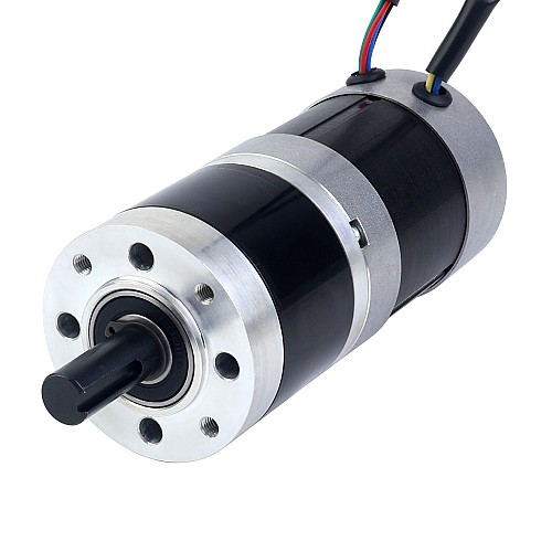 Okrągły silnik BLDC z przekładnią 24V, 101W, 6,90Nm(977,12oz.in) Okrągła przekładnia planetarna 27:1 - 57BYA74-24-01-PG27 | StepperOnline