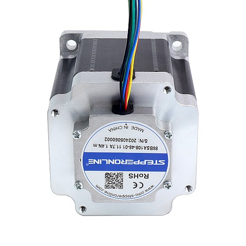 Silnik BLDC 48 V 3000RPM 1,4Nm 440W 11,70A 86x86x108mm - 86BSA108-48-01 | StepperOnline