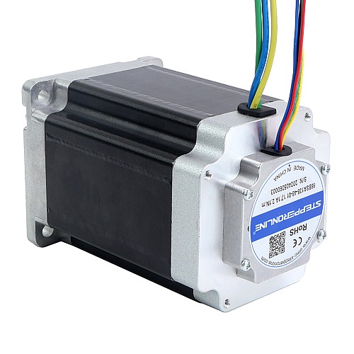 Silnik BLDC 48 V 3000RPM 2,1Nm 660W 17,10A 86x86x135mm - 86BSA135-48-01 | StepperOnline