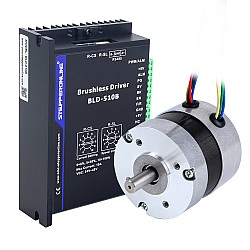Zestaw Silnik BLDC i sterownika 67W 24V 4000RPM 0,16Nm 22,66oz.in