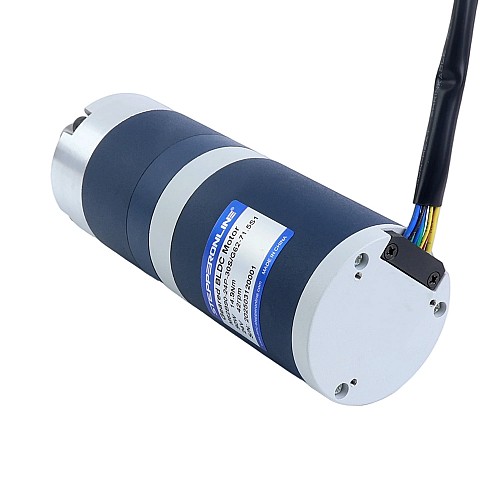 24V 90W 41,9RPM Bezszczotkowy Silnik DC z Przekładnią 14,90Nm(2110,01oz.in) 71,5:1 Przekładnia Planetarna - M62B90-24P-30S/G62-71.5S1 | StepperOnline