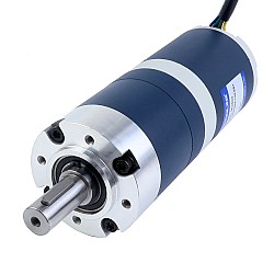 24V 200W 21RPM Bezszczotkowy Silnik DC z Przekładnią 67,00Nm(9487,98oz.in) 144,5:1 Przekładnia Planetarna