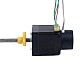 Nema 11 Zewnętrzny liniowy silnik krokowy Acme 1,0A 32,2mm stos z optycznym enkoderem obrotowym 300PPR - 11E13S1004HD5-180RS-E22-300 | StepperOnline