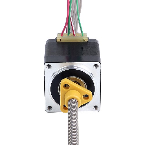 Nema 11 Zewnętrzny liniowy silnik krokowy Acme 1,0A 32,2mm stos z optycznym enkoderem obrotowym 300PPR - 11E13S1004HD5-180RS-E22-300 | StepperOnline