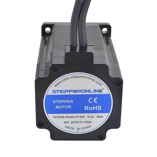 Silnik krokowy Nema 34 z zamkniętą pętlą serii E 9Nm(1274,5oz.in) Enkoder 1000PPR(4000CPR)