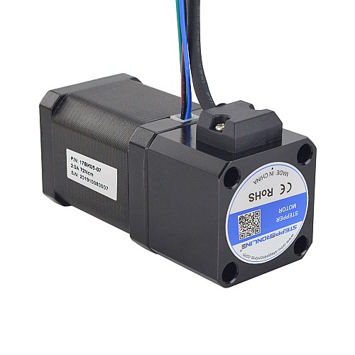 Silnik krokowy Nema 17 serii P 72Ncm(101,98oz.in z hamulcem elektromagnetycznym