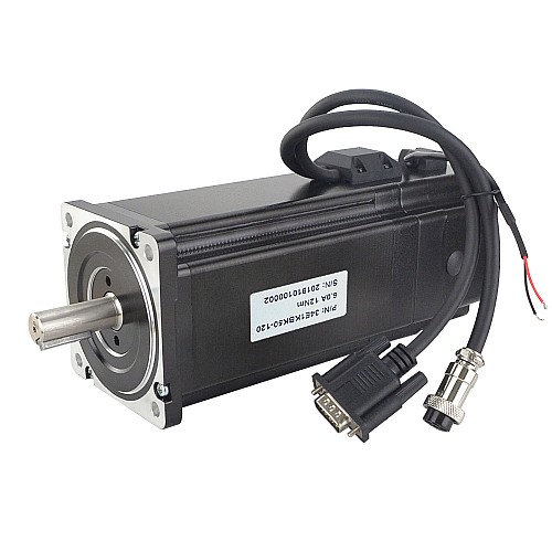 Silnik krokowy z zamkniętą pętlą serii P Nema 34 12Nm(1700oz.in) z hamulcem elektromagnetycznym