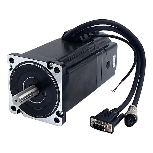 Silnik krokowy zamkniętej pętli Nema 34 Seria S 8,0Nm(1132,89oz.in) z hamulcem elektromagnetycznym 7,0Nm(991,28oz.in) - 34HS45-6004D-E1000-B700 | StepperOnline