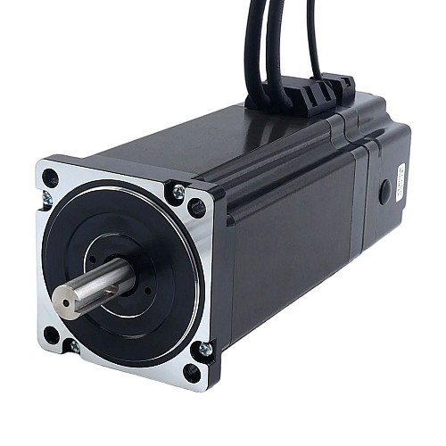 Silnik krokowy zamkniętej pętli Nema 34 Seria S 12Nm(1699,34oz.in) z hamulcem elektromagnetycznym 7,0Nm(991,28oz.in) - 34HS60-6004D-E1000-B700 | StepperOnline