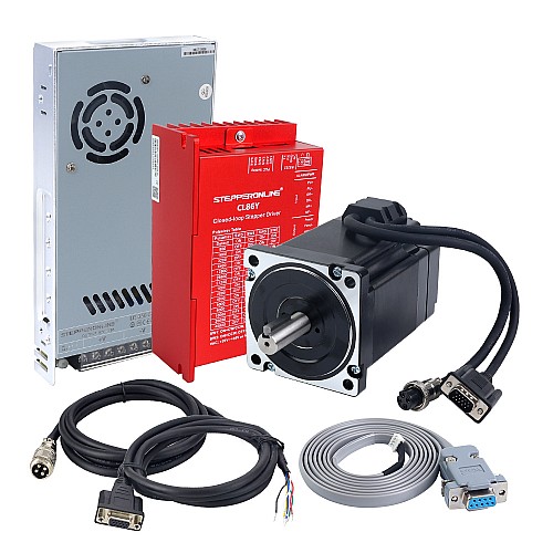 YS Series 1 Oś 6,50Nm(920,48oz.in) Nema 34 Closed Loop Silnika Krokowego Kit V2.0 z Zasilaczem - 1-CLYS65-V20 | StepperOnline