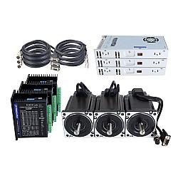 TS Series 3 Axis 9.0Nm(1274.5oz.in) Zestaw krokowy Nema 34 z zamkniętą pętlą z zasilaczem