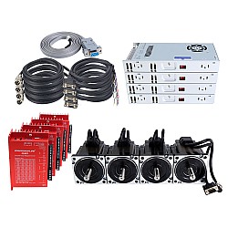 YS Series 4 Osie 4,30Nm(608,93oz.in) Nema 34 Closed Loop Silnika Krokowego Kit V2.0 z Zasilaczem