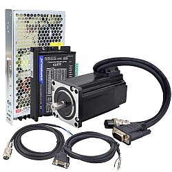 TS Series 1 Axis 3.0Nm(424.83oz.in) Zestaw krokowy Nema 24 w zamkniętej pętli z Zasilacz