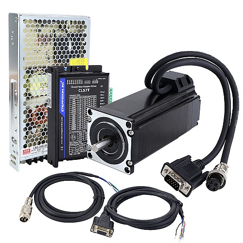 TS Series 1 Axis 3.0Nm(424.83oz.in) Zestaw krokowy z zamkniętą pętlą Nema 23 z zasilaczem