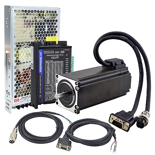TS Series 1 Axis 3.0Nm(424.83oz.in) Zestaw krokowy z zamkniętą pętlą Nema 23 z zasilaczem