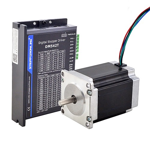 1-osiowy zestaw krokowy CNC 1,9Nm(269oz.in) Nema 23 Silnik krokowy i sterownik 1-osiowy zestaw krokowy CNC 1,9Nm(269oz.in) Nema 23 Silnik krokowy i sterownik