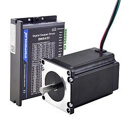Zestaw 1-osiowego silnika krokowego CNC 2,4Nm(339,87oz.in)) Silnik krokowy i sterownik Nema 23