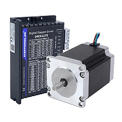 Zestaw CNC z silnikiem krokowym 1-osiowym serii TES 2,00Nm(283,22oz.in) Silnik krokowy Nema 23 i sterownik DM542TE