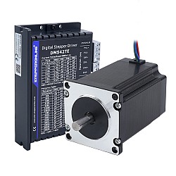 Zestaw CNC z silnikiem krokowym 1-osiowym serii TES 2,4Nm(339,87oz.in) Silnik krokowy Nema 23 i sterownik DM542TE